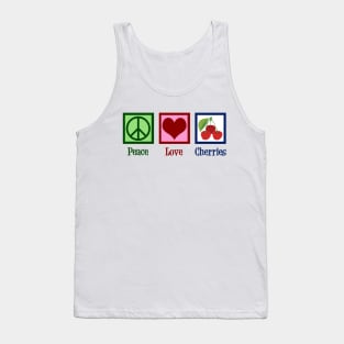 Peace Love Cherries Tank Top